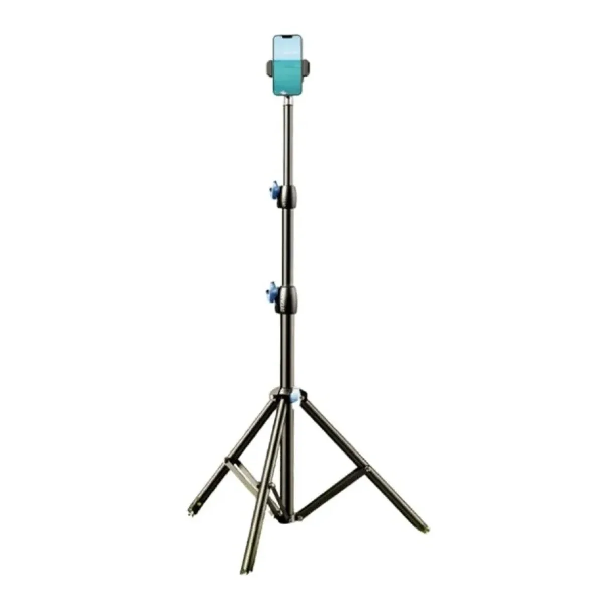 RTAKO RLD-001 Carbon Steel Tripod Stand, Adjustable Height 1.7 m, Black