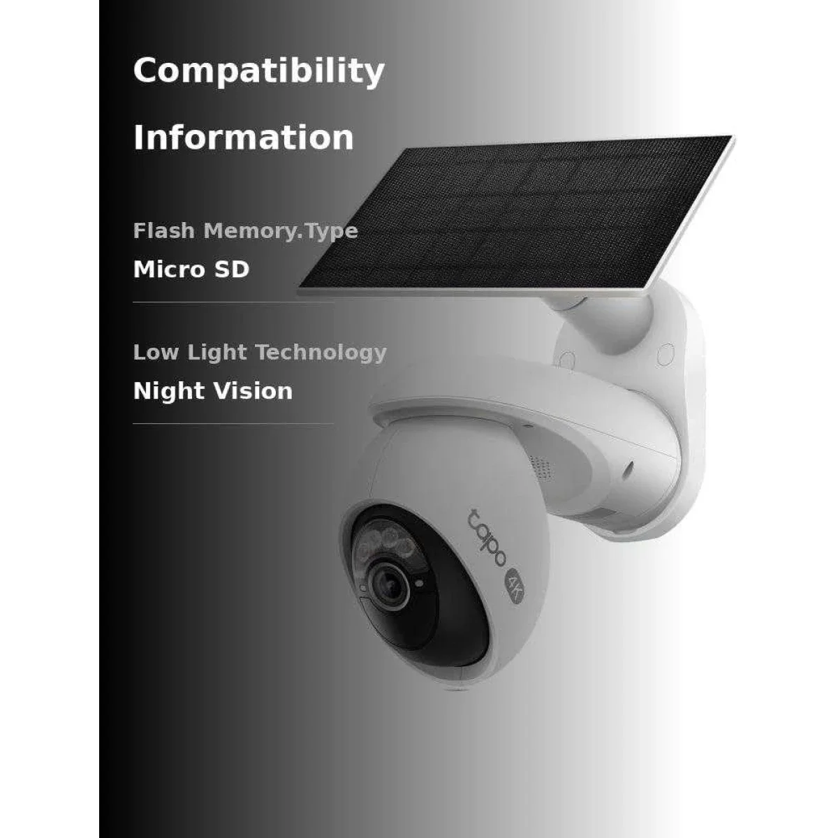 TP-LINK Tapo C660 Kit 4K Wireless Outdoor Battery Security Camera with Solar Panel - Image 3