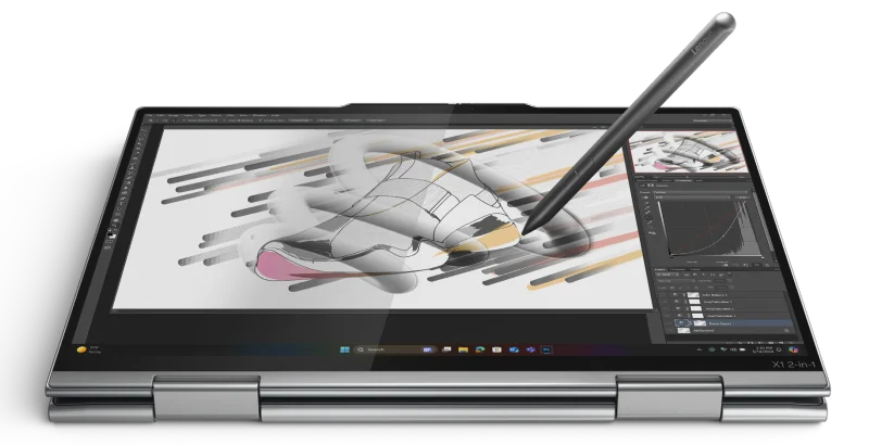 لابتوب Lenovo ThinkPad X1 2-in-1 Gen 10 Aura Edition بشاشة لمس 14 إنش، Core Ultra 7 258V، رام 32GB، SSD 1TB - Image 12