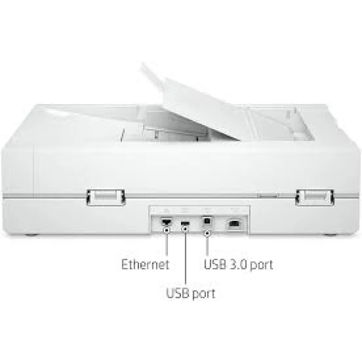 ماسح ضوئي مسطح HP ScanJet Pro N4600 FNW1 بدقة 1200 DPI ووحدة تغذية تلقائية 100 ورقة وWi-Fi - Thumbnail 4