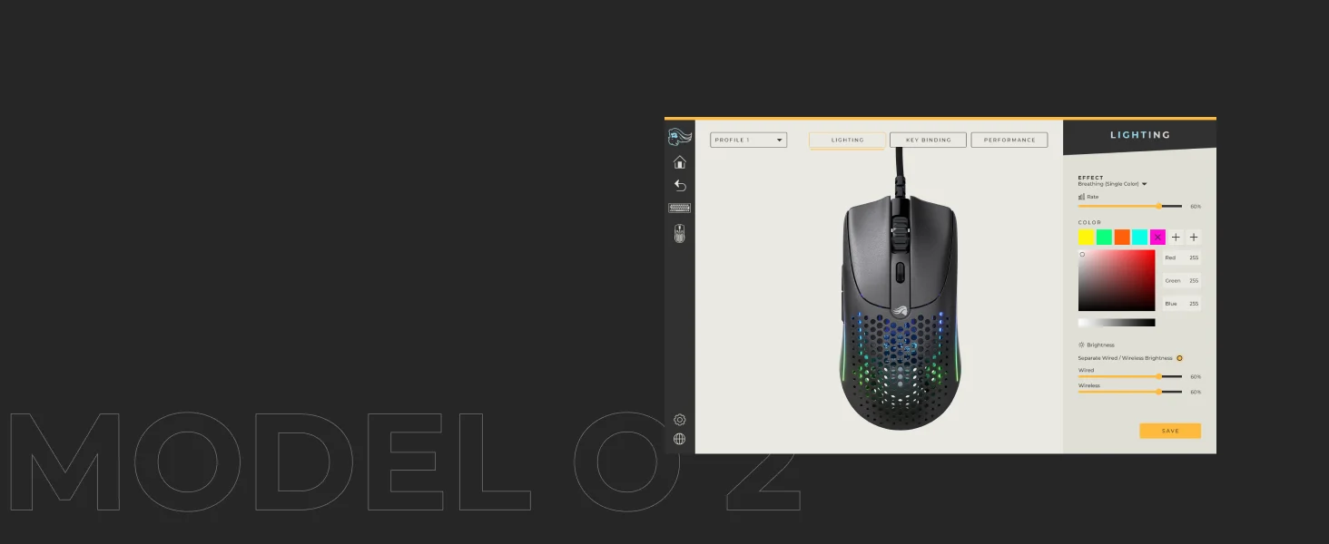 ماوس ألعاب Glorious Model O 2 سلكي فائق الخفة 59 جم، 26000 DPI، أبيض مطفي - Thumbnail 11