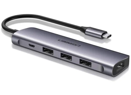 موزع USB Ugreen CM136 بأربعة منافذ USB-C إلى USB 3.0 مع طاقة Micro USB - Image 6