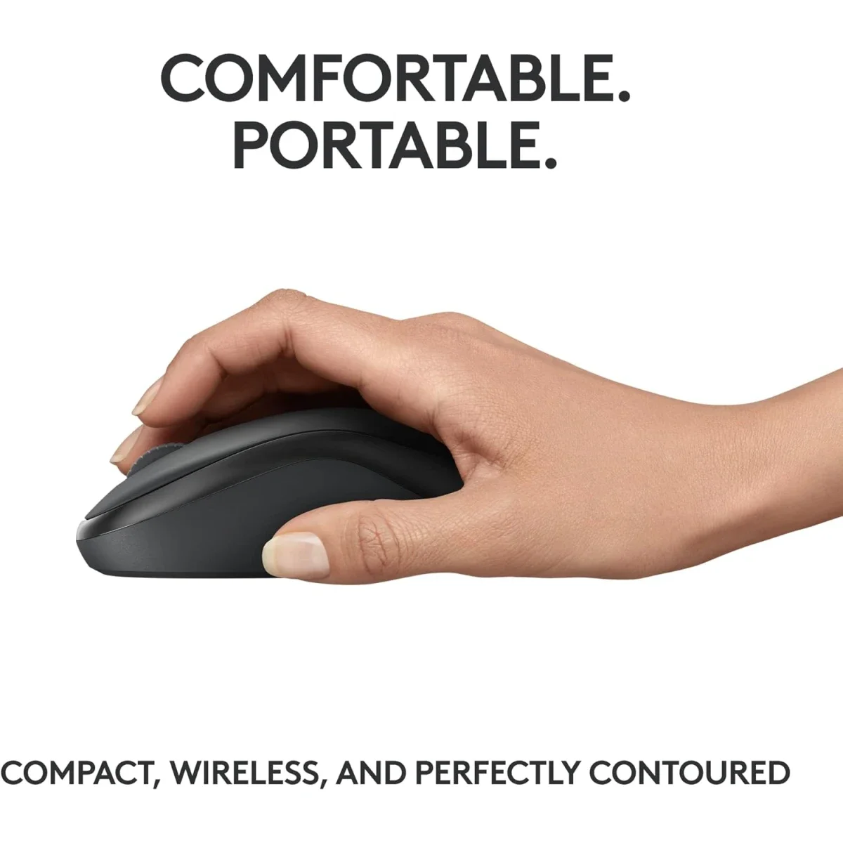 ماوس Logitech M240 Silent بلوتوث لاسلكي صامت - جرافيت - Thumbnail 5