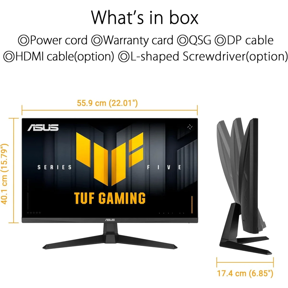 شاشة ألعاب Asus TUF VG259Q5A مقاس 25 إنش Fast IPS بدقة Full HD ومعدل 200Hz وزمن 0.3ms - Thumbnail 7