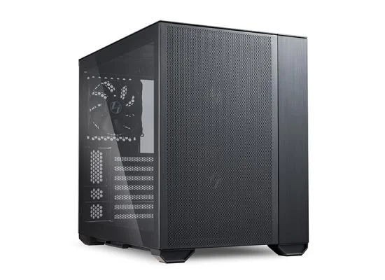 LIAN LI O11 AIR MINI Black Mini-Tower Tempered Glass Gaming Case with 3 PWM Fans - Image 3
