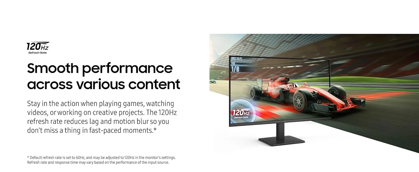 Samsung S3 S32GF 24-inch IPS Full HD 120Hz Monitor - Black - Image 10
