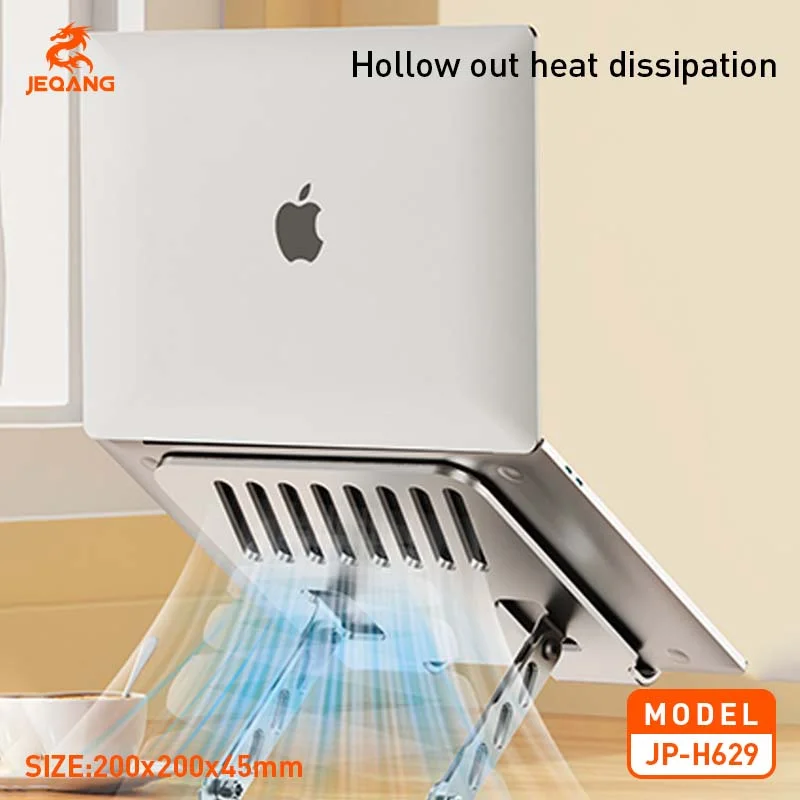 حامل لابتوب JEQANG JP-H629 محمول من سبائك الألومنيوم بدوران 360° - Image 7