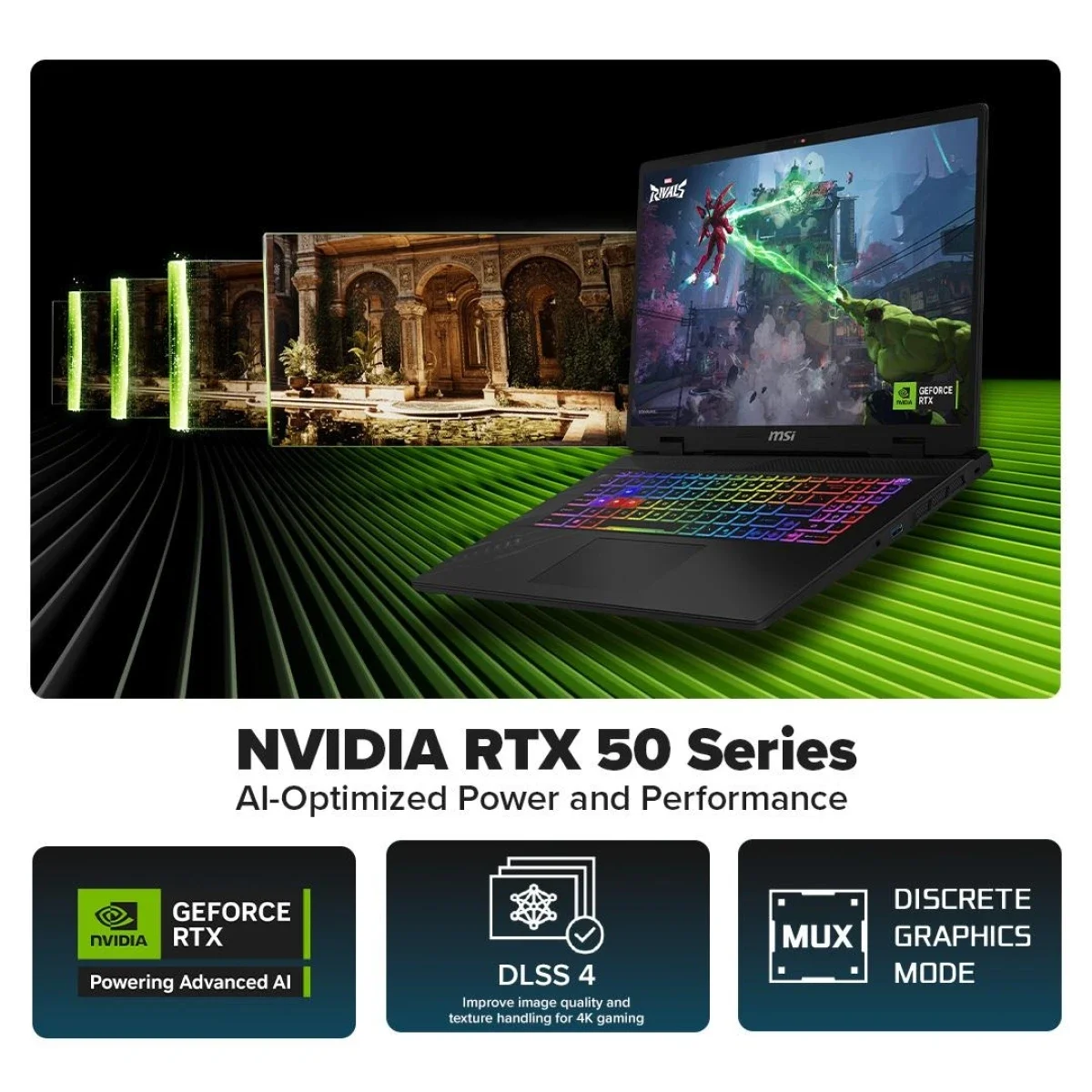 MSI Crosshair A16 HX D8WFKG Gaming Laptop 16.0-inch 2.5K IPS 240Hz Ryzen 9 8940HX RTX 5060 16GB RAM 1TB SSD Cosmos Gray - Thumbnail 6