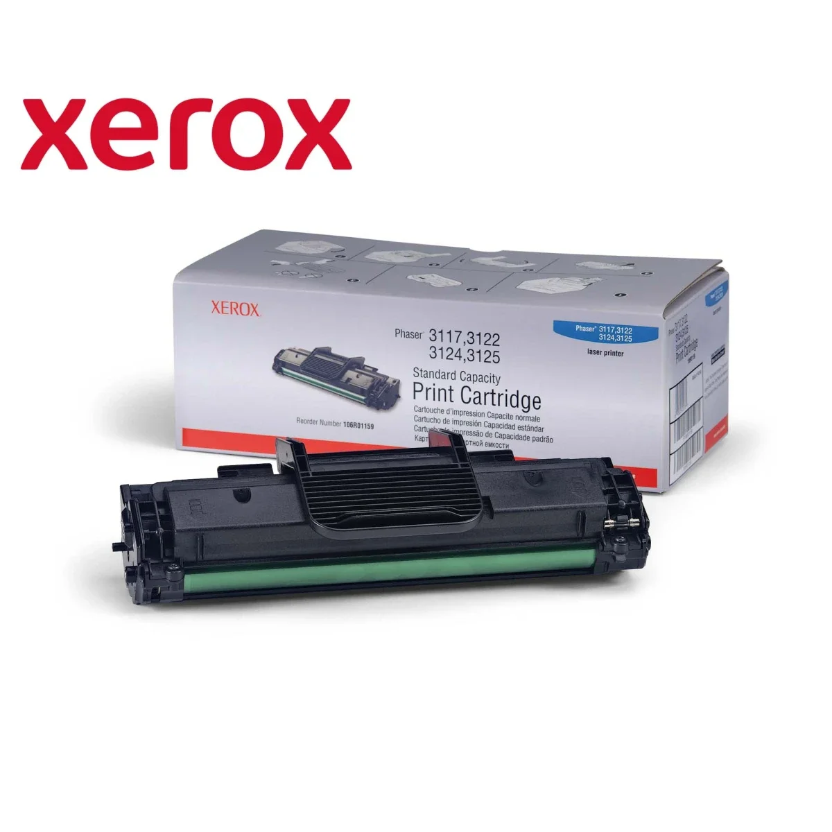 خرطوشة تونر Xerox 106R01159 ليزر أصلية سوداء