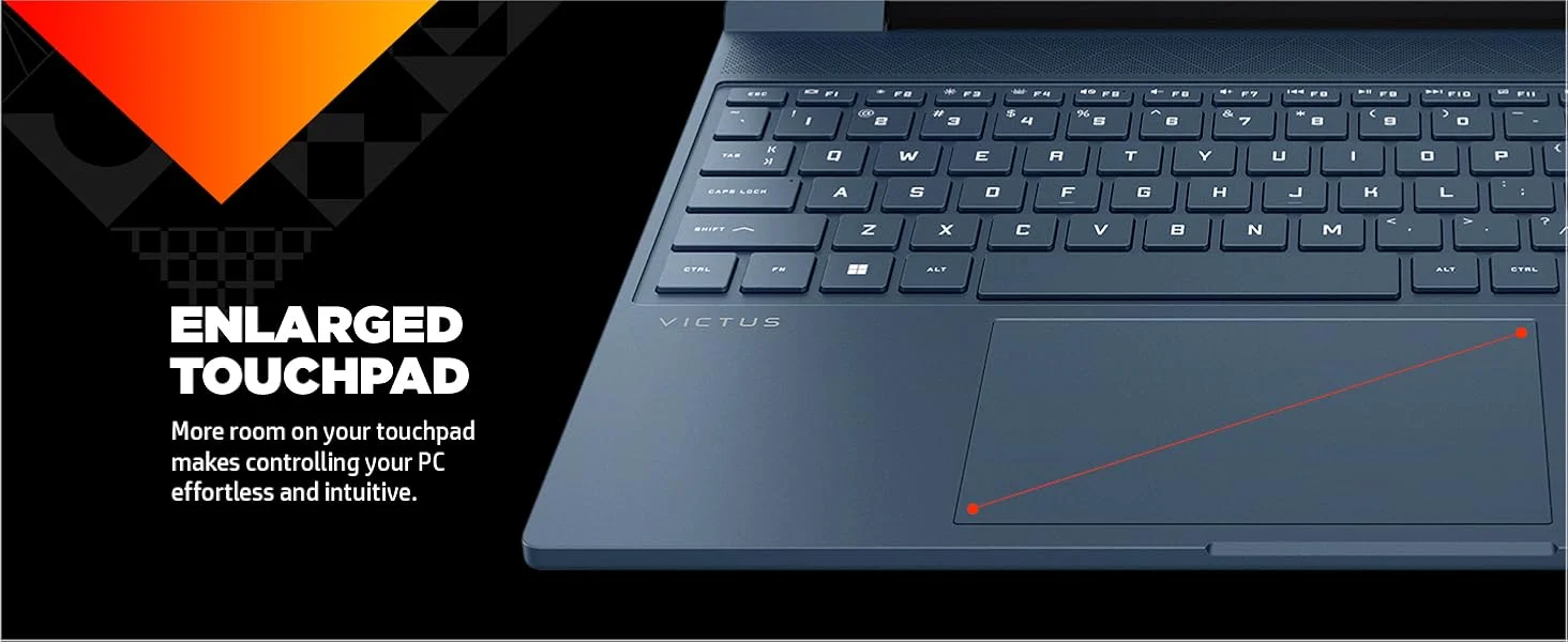 لابتوب ألعاب HP Victus 15-fa2104TX، شاشة IPS FHD 15.6 إنش بتردد 144 هرتز، Core i7-13620H، RTX 4050 6GB، رام 16GB، SSD 512GB، أزرق Performance Blue - Image 14