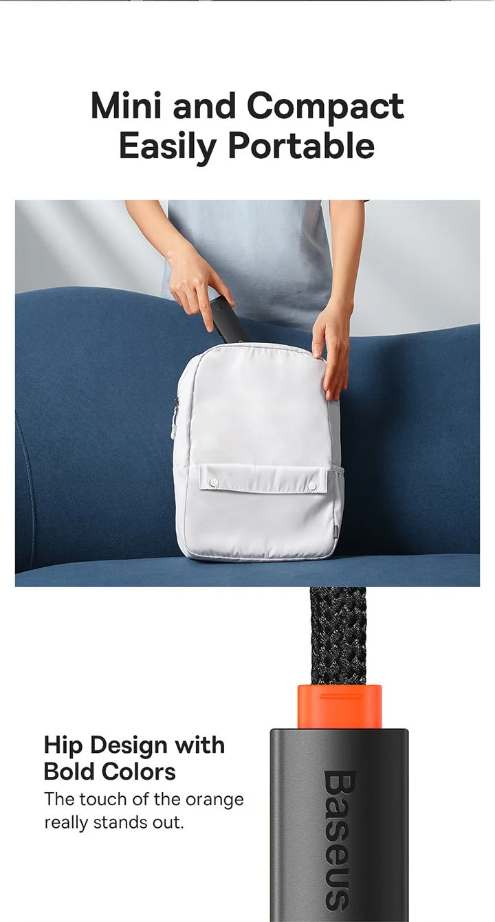 محطة إرساء وموزع Type-C Baseus Lite Series 6 منافذ HDMI وUSB 3.0 وPD وSD/TF باللون الأسود - Image 23