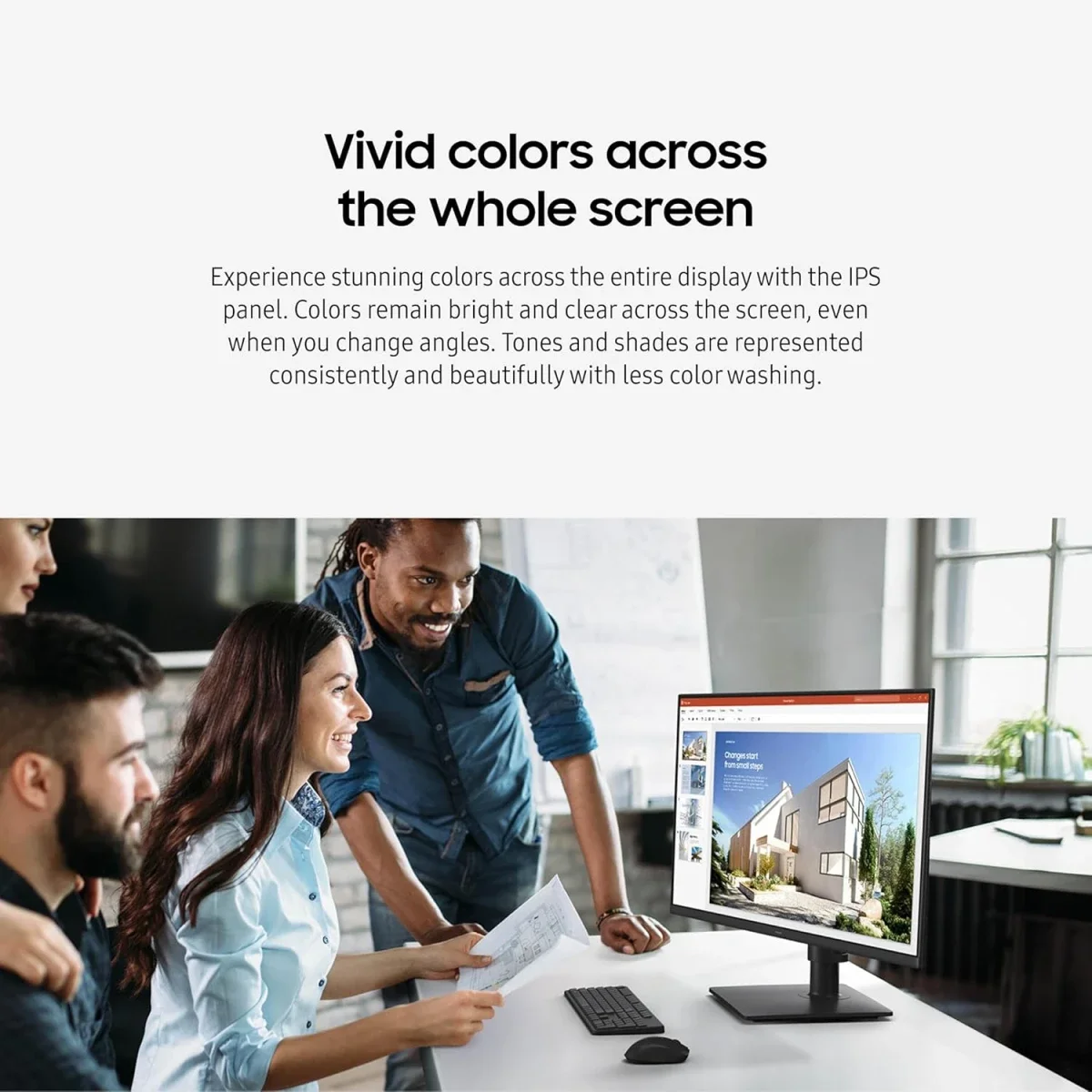 Samsung S40GD 24-Inch IPS FHD Business Monitor, 100Hz, Black - Image 3