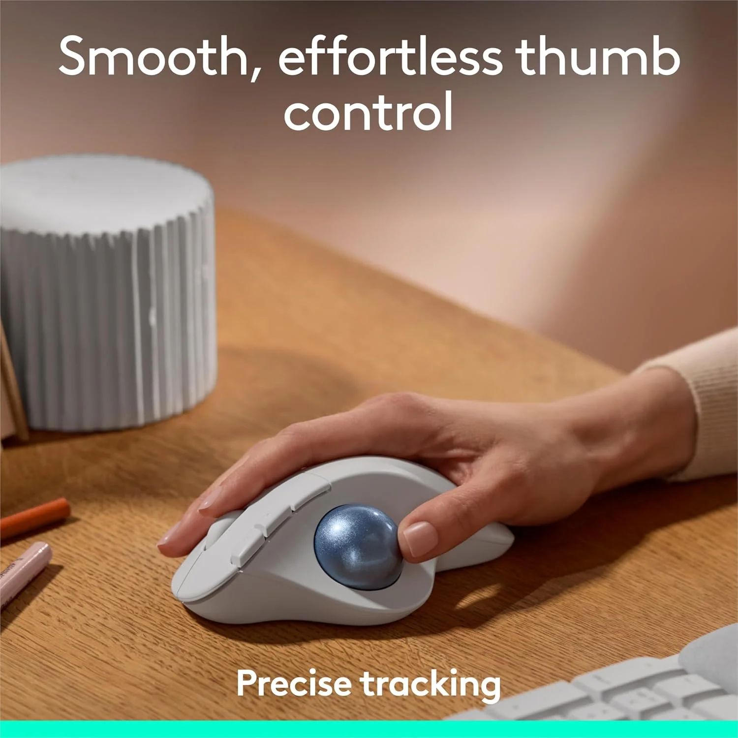 ماوس تتبع كروي مريح Logitech ERGO M575S لاسلكي - Image 4