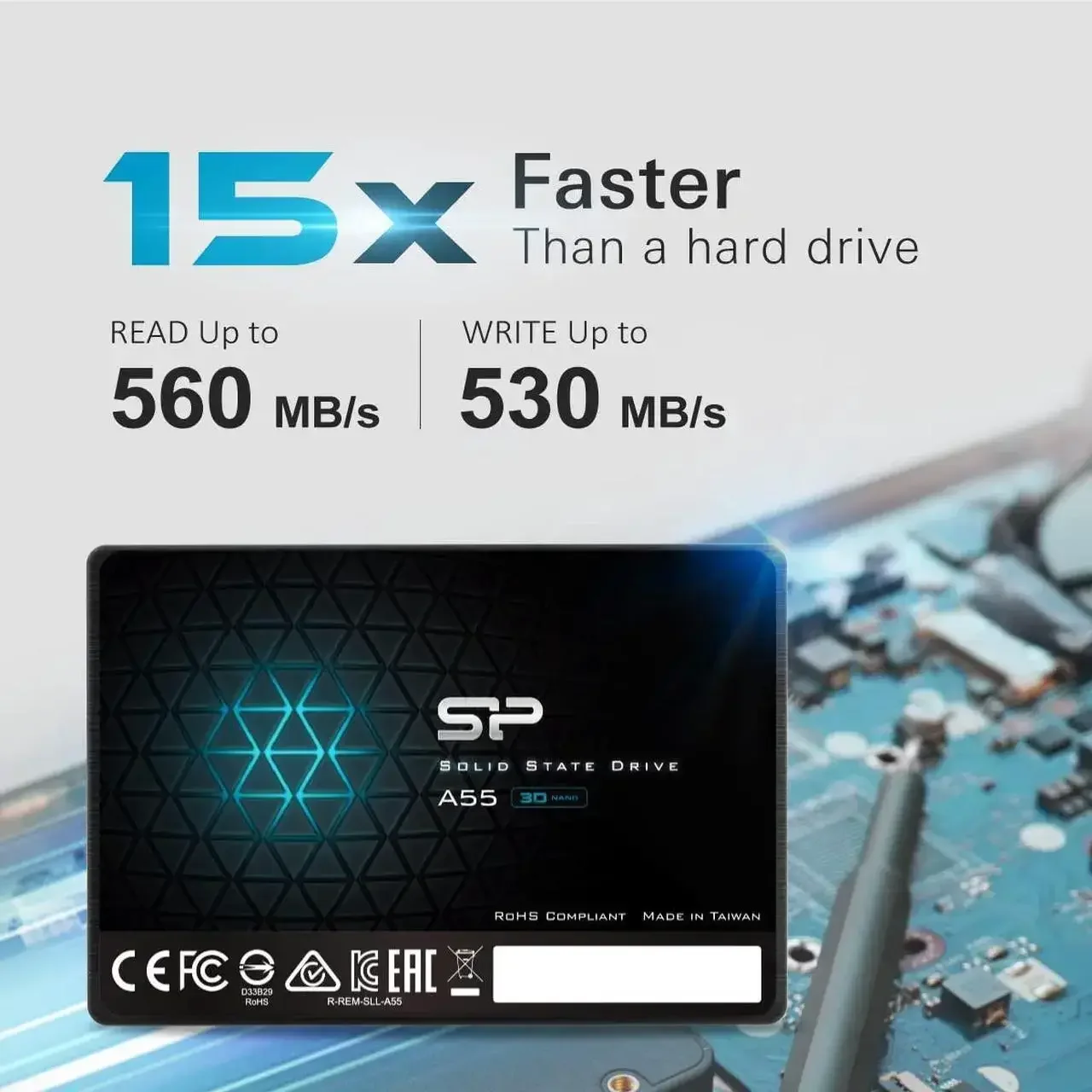 هارديسك داخلي SSD Silicon Power سعة 1 تيرابايت- مقاس 2.5 بوصة - Image 4