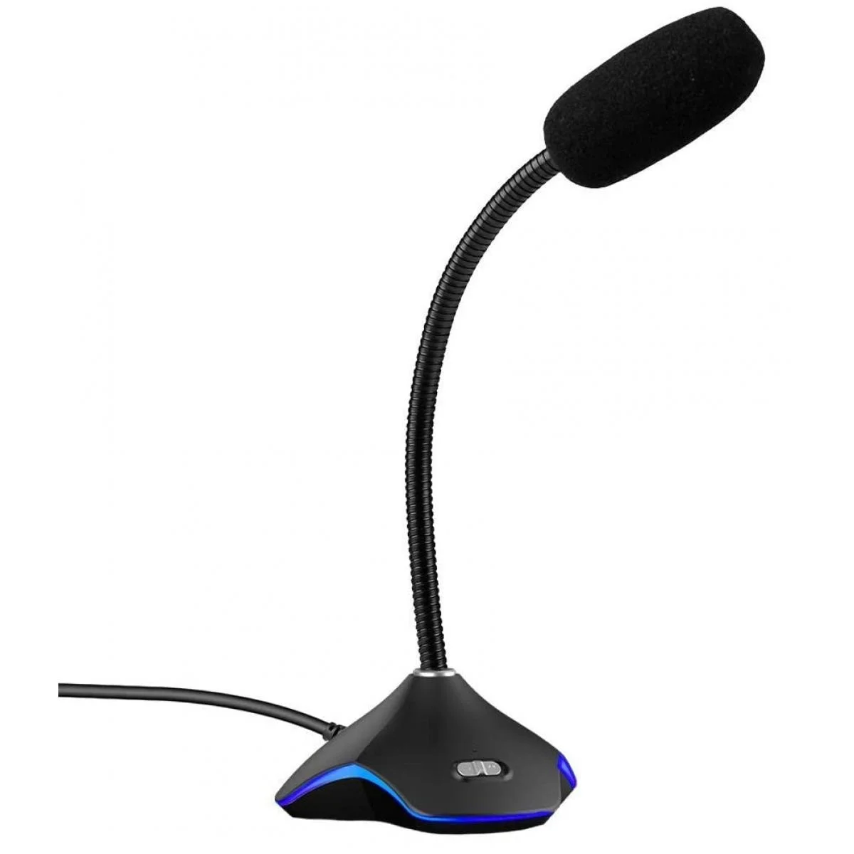 RGB Colorful Multimedia Microphone with 3.5mm AUX - Thumbnail 2