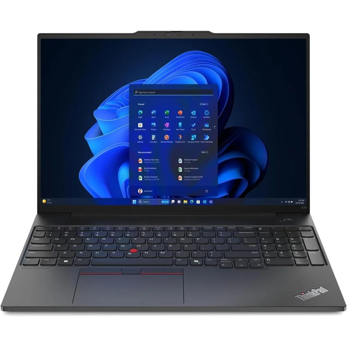 Lenovo ThinkPad Edge E16 Gen 3 (2025) Intel Core Ultra 7 255H 16-Core AI Laptop, Black - Image 2