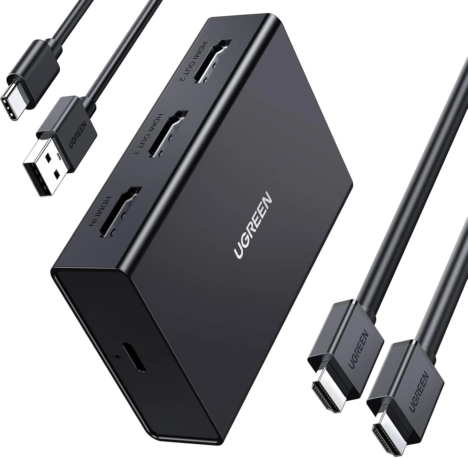 موزع HDMI من Ugreen - شغّل جهازك على شاشتين بنفس الوقت وبدقة 4K الرهيبة - Image 1