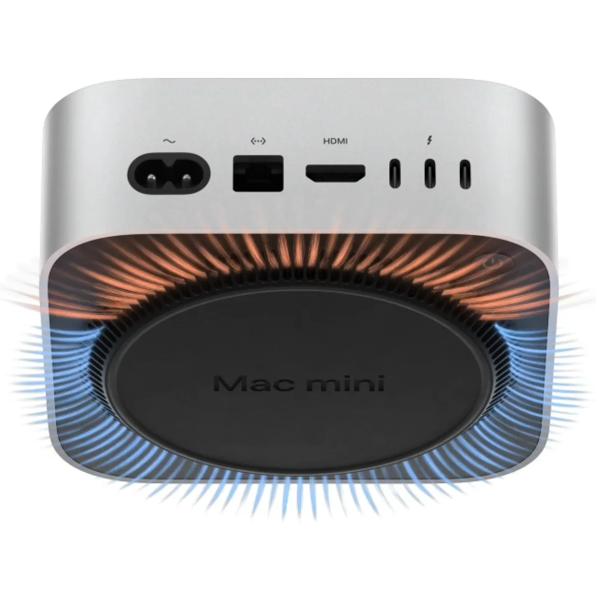 كمبيوتر مكتبي Apple Mac mini M4 بمعالج 10 أنوية ورسوميات 10 أنوية، ذاكرة موحدة 24GB، SSD 512GB، Thunderbolt 4، HDMI، Gigabit Ethernet - Thumbnail 5