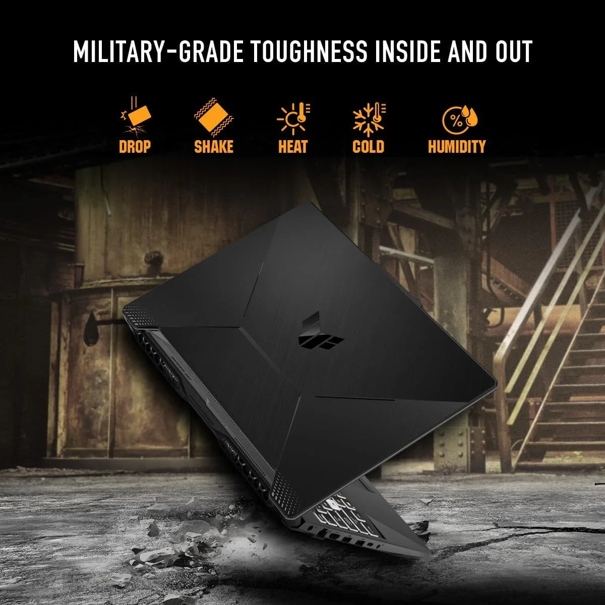 Asus TUF Gaming A15 FA506NCQ 15.6-inch FHD 144Hz Gaming Laptop Ryzen 7 170 RTX 3050 16GB RAM 512GB SSD Graphite Black - Thumbnail 5