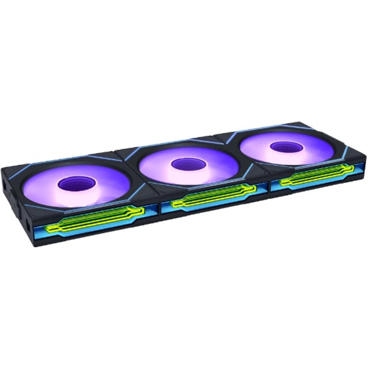 مراوح LIAN LI UNI Fan SL-Infinity Wireless 120 عكسية ثلاثية ARGB سوداء 12RSLIN1W3B