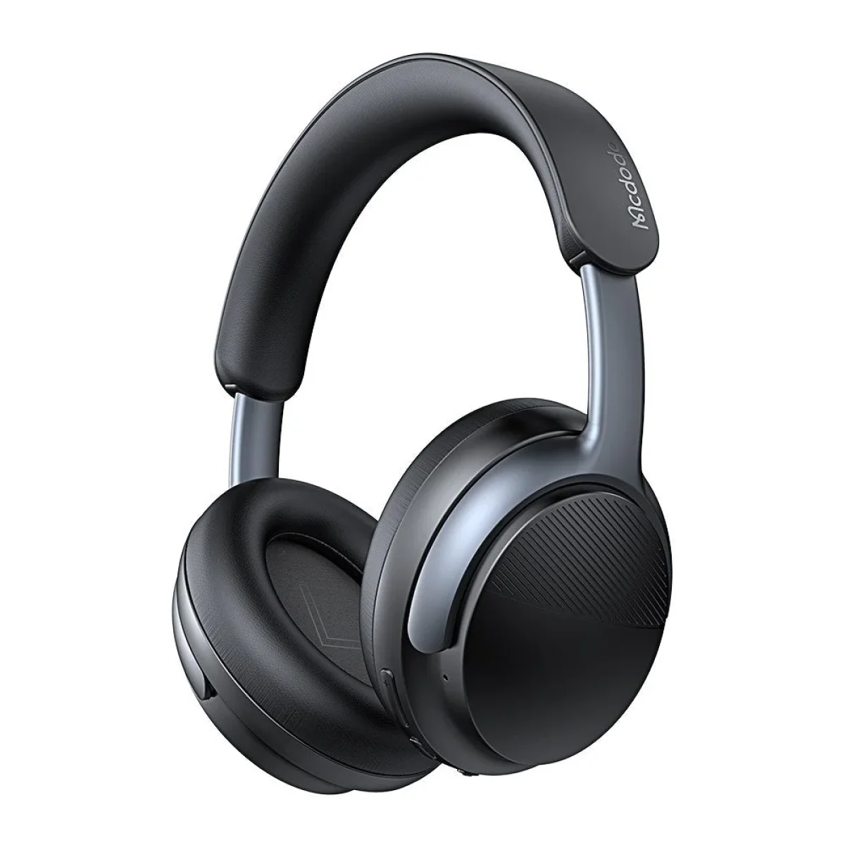 سماعات رأس Mcdodo HP-142 T02 لاسلكية فوق الأذن بعزل ضوضاء ANC، 56 ساعة، Bluetooth 5.4، أسود