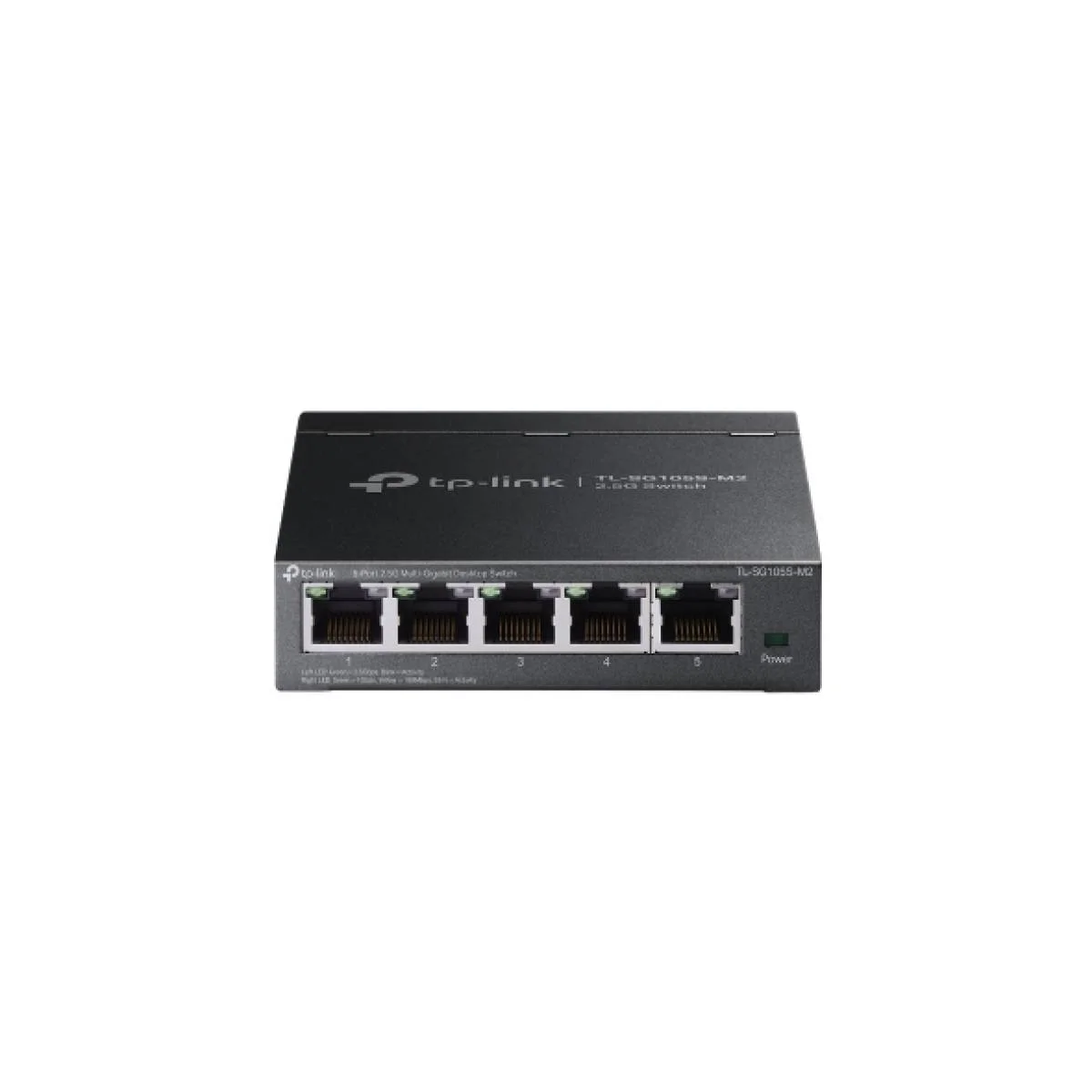 سويتش TP-LINK TL-SG105S-M2 مكتبي غير مدار 5 منافذ 2.5G متعدد الجيجابت بهيكل معدني بدون مروحة - Image 2