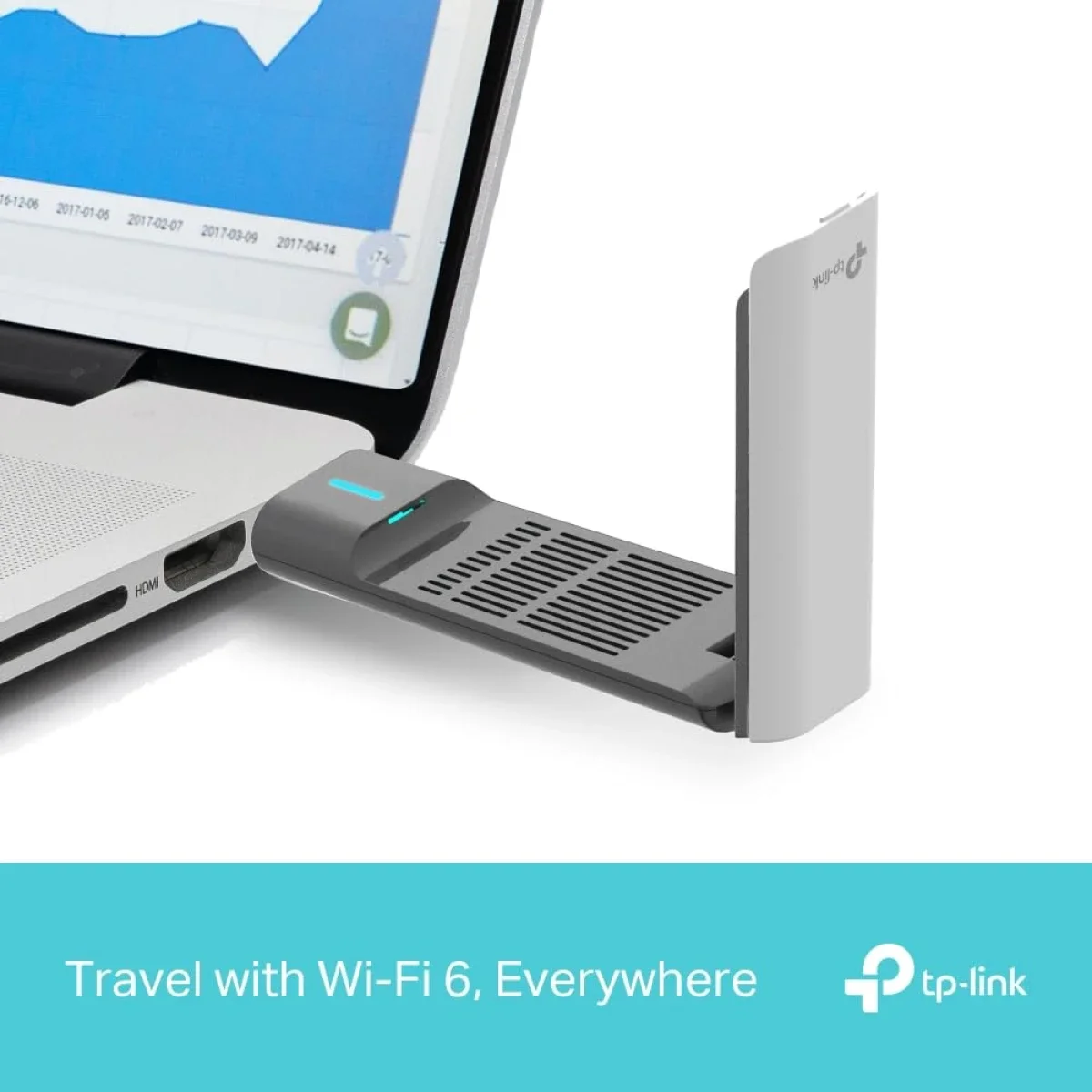 جهاز هوائي لاسلكي للشبك على الانترنت يركب على TP-LINK Archer TX50UH AX3000 - USB بسرعة 3000Mbps مزدوج النطاق - أسود - Image 7