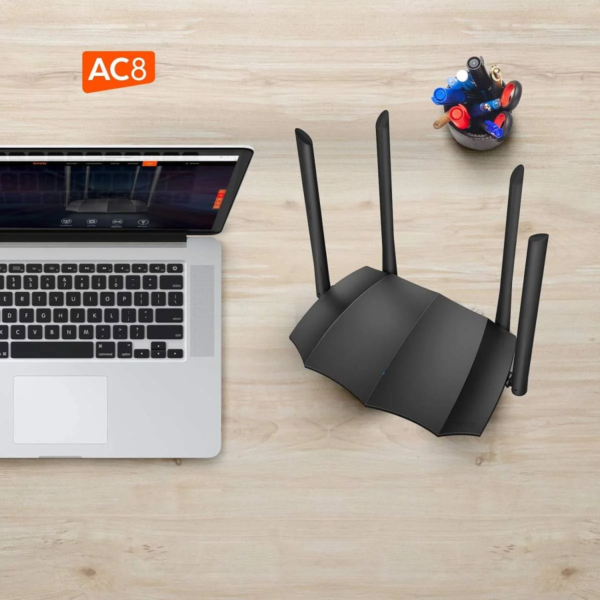 راوتر لاسلكي Tenda AC8 v6.0 جيجابت ثنائي النطاق AC1200 بسرعة 1167Mbps ومعالج 1GHz - Image 8