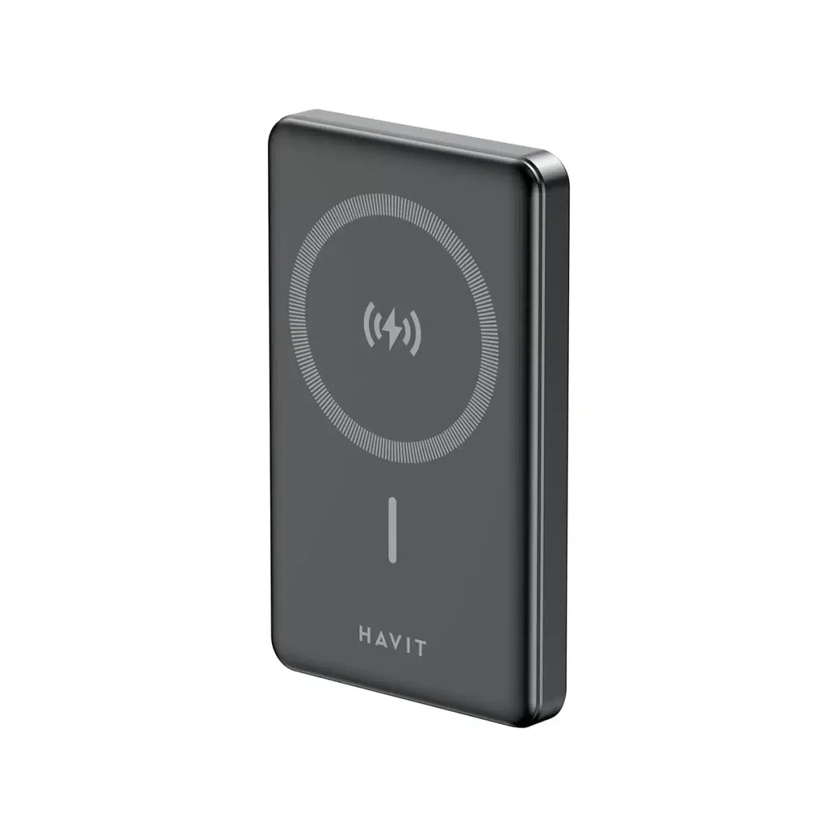 HAVIT PB5203 Magnetic Wireless Power Bank 10000mAh 15W MagSafe Compatible PD 20W Black - Thumbnail 4
