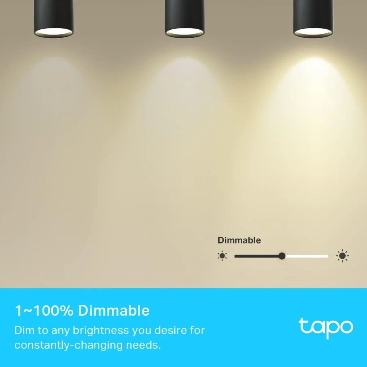 لمبة سبوت لايت LED ذكية قابلة للتعتيم TP-LINK Tapo L610 2700K قاعدة GU10 - Image 6