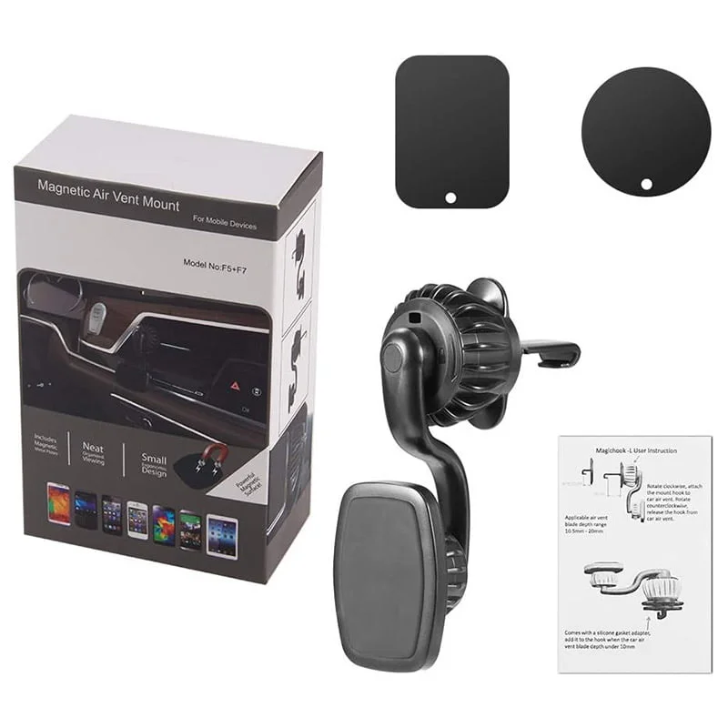 Magnetic Car Air Vent Phone Mount – F5 + F7 - Image 3