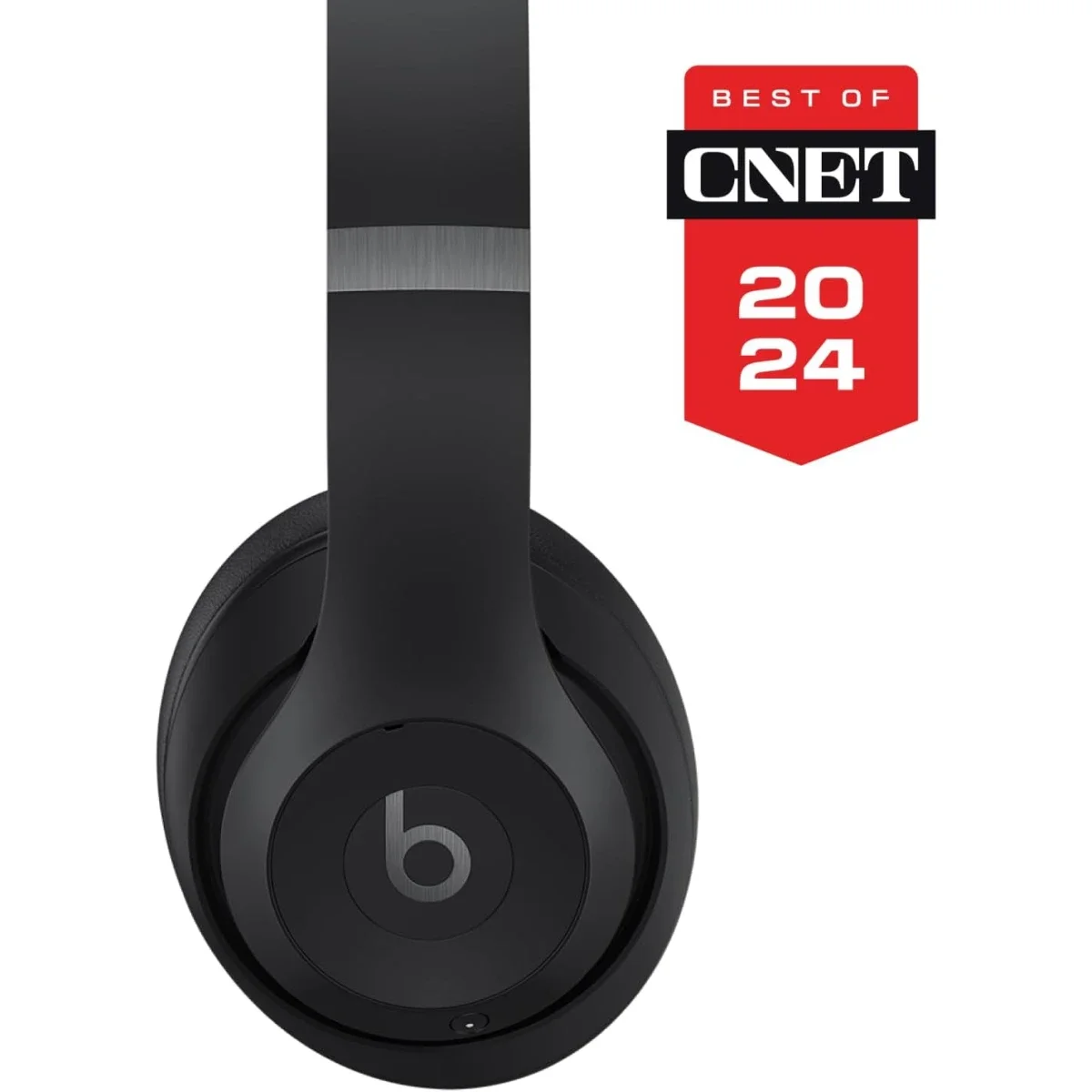 سماعات رأس فوق الأذن Beats Studio Pro لاسلكية مع إلغاء الضوضاء النشط وصوت USB-C بدون فقدان، أسود - Thumbnail 3