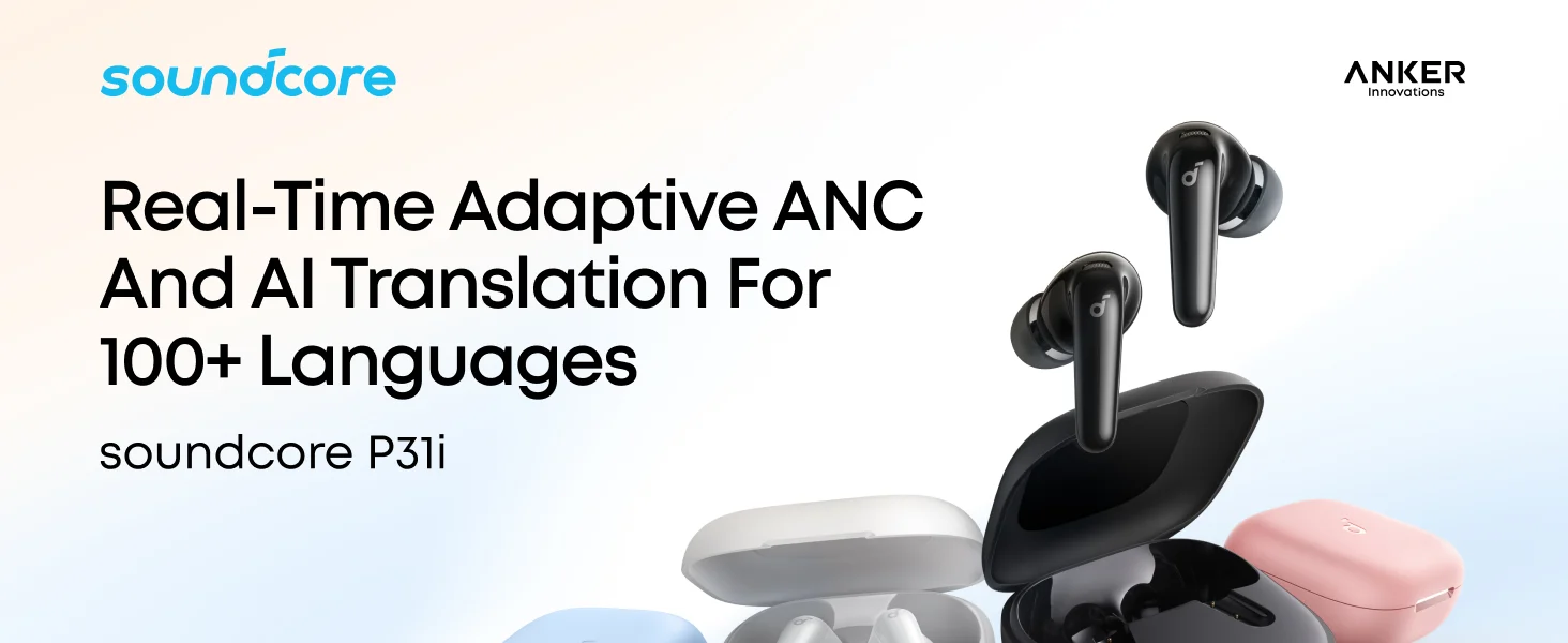 سماعات أذن لاسلكية Anker Soundcore R60i NC مع إلغاء ضوضاء تكيفي وصوت عالي الدقة، تشغيل 50 ساعة، أبيض - Thumbnail 8