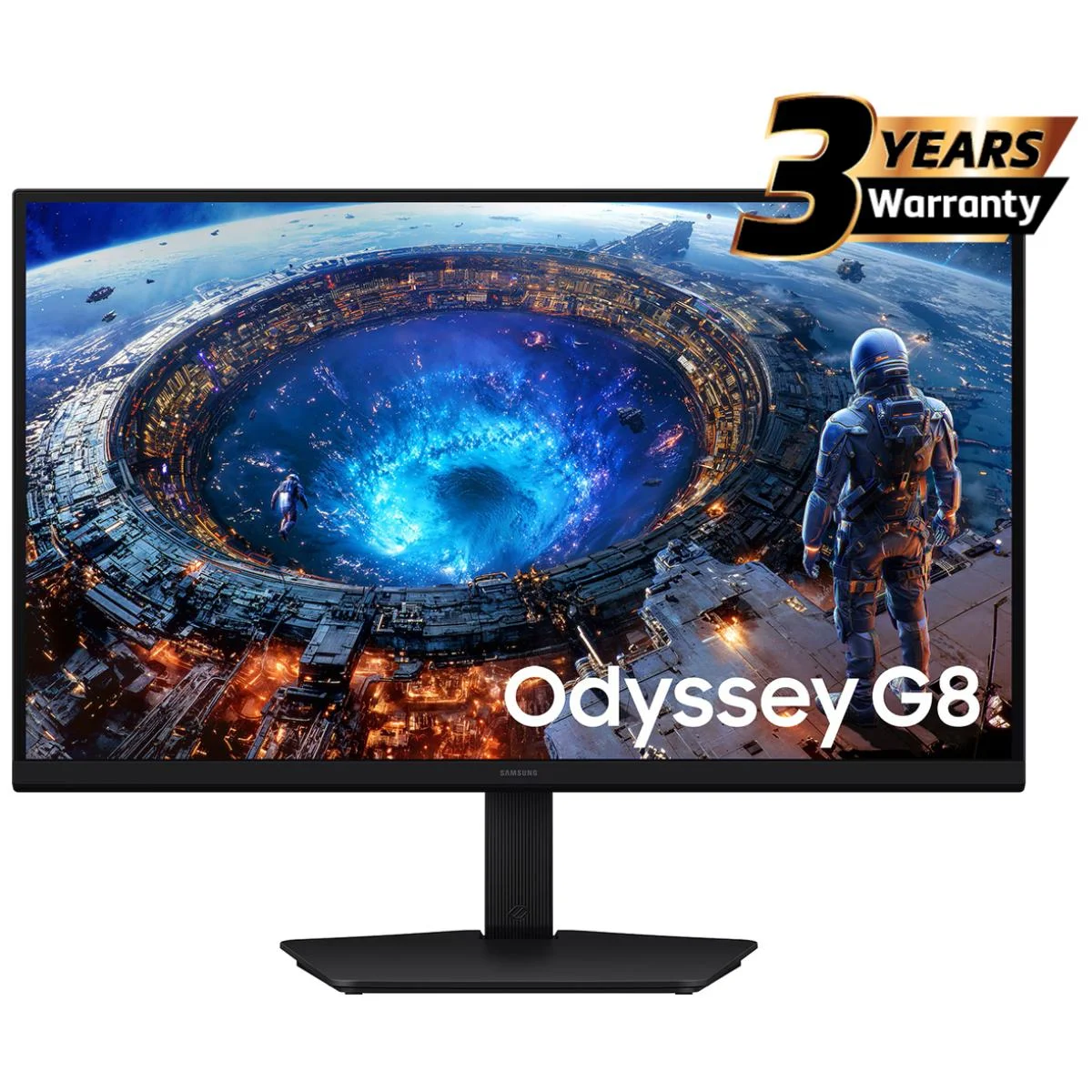 شاشة ألعاب Samsung Odyssey G8 (2026) HG806 مقاس 27 إنش Fast IPS مزدوجة الوضع، 5K 180Hz / QHD 360Hz، 1ms