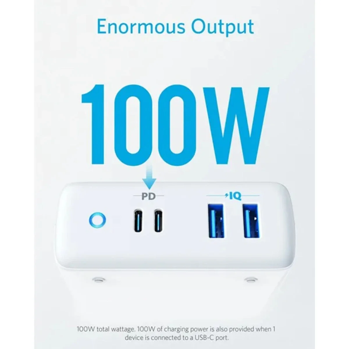 Anker PowerPort Atom PD 4 100W 4-Port USB-C Charging Station White - Thumbnail 3