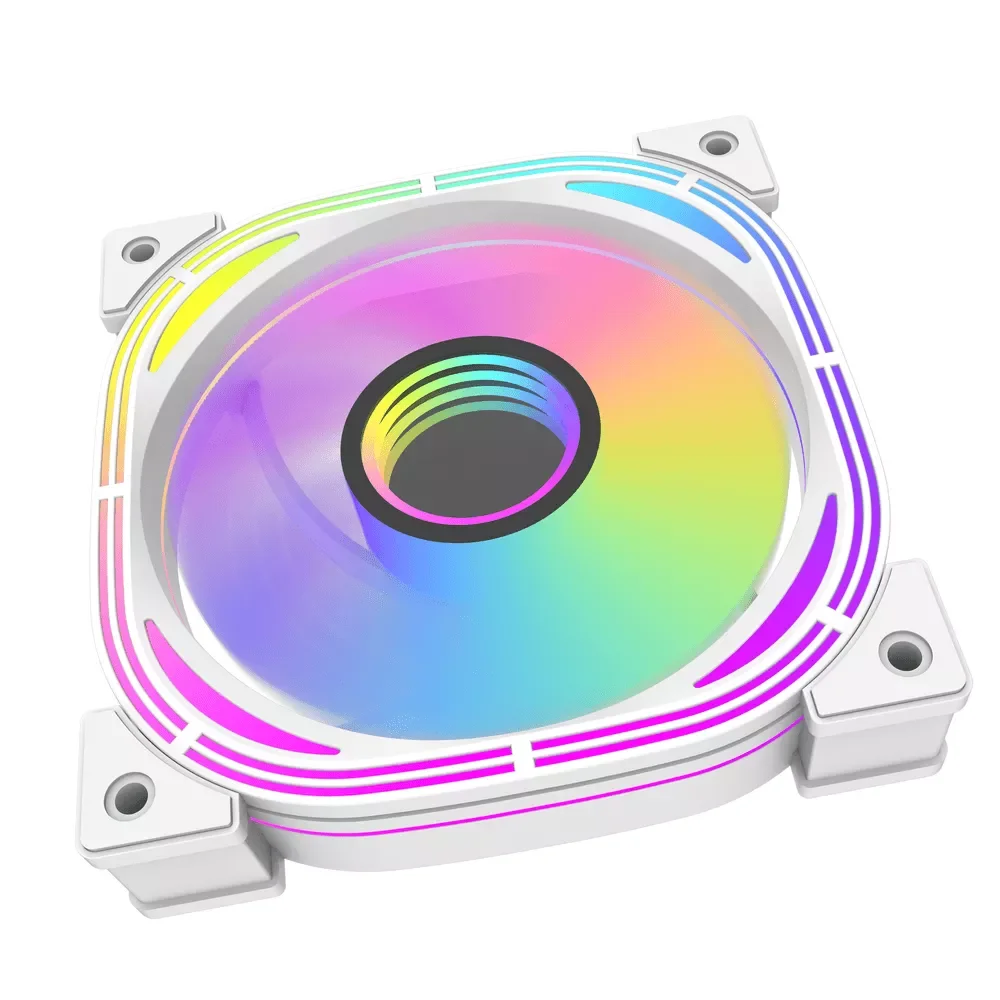 DarkFlash INF24 3-in-1 120mm ARGB Cooling Fan Kit - White - Thumbnail 5