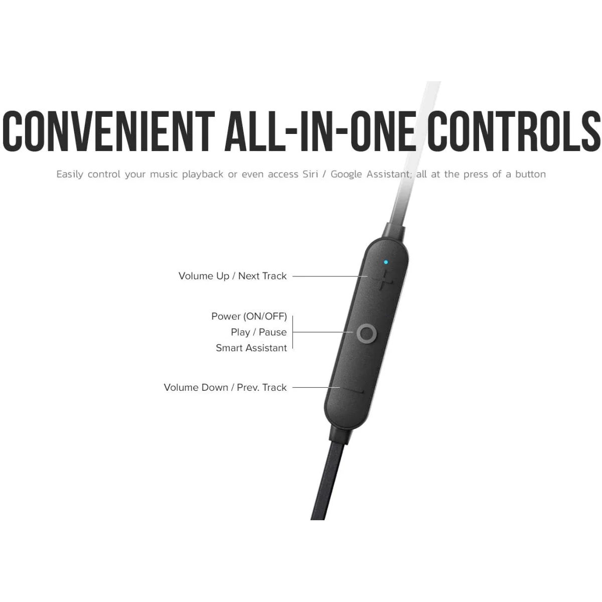 سماعات أذن Creative Outlier ONE V2 لاسلكية بتقنية Bluetooth 5.0 ومقاومة للعرق IPX5 - Thumbnail 6