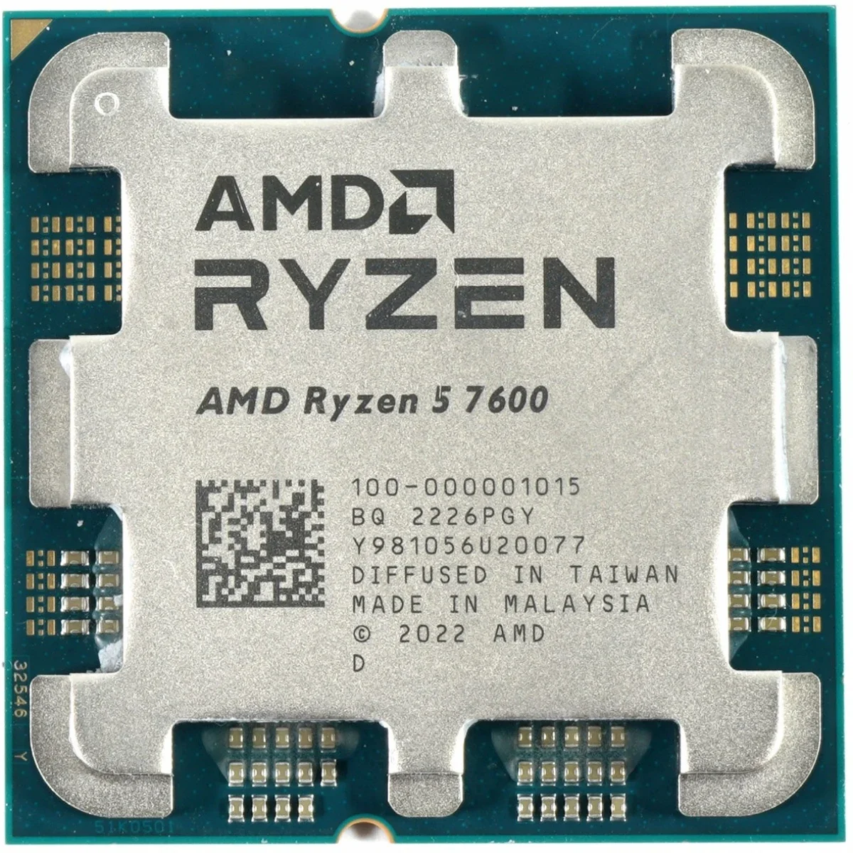 AMD Ryzen 5 7600 AM5 Desktop Processor Tray