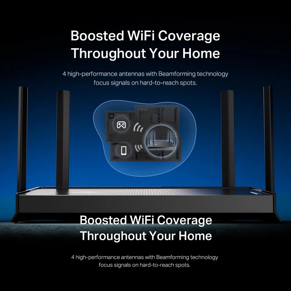 راوتر TP-LINK Archer BE220 BE3600 ثنائي النطاق Wi‑Fi 7 - Image 4