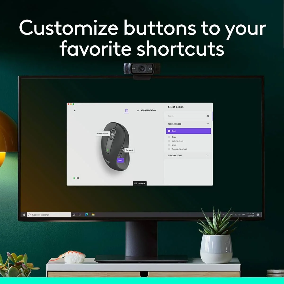 Logitech Signature M650 L Left-Handed Wireless Mouse, Large, Graphite, 2-Year Battery - Thumbnail 10