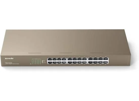 Tenda TEG1024G V9.0 24-Port Gigabit Ethernet Switch, 48Gbps, 10/100/1000 Base-T, AC Input - Image 8