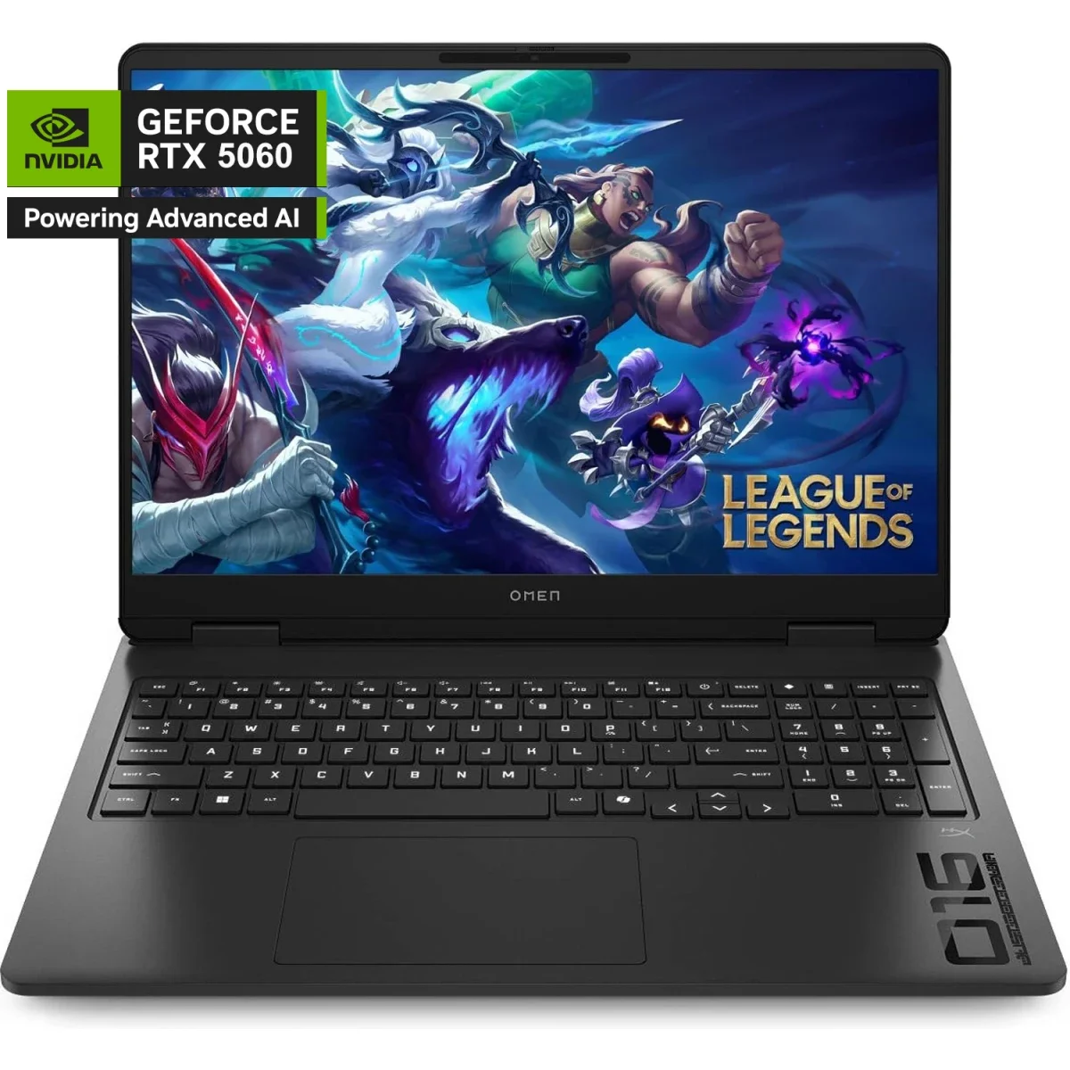 HP OMEN 16-am0001ne 16 Gaming Laptop 16.0-inch FHD+ 144Hz Intel Core 7 250H RTX 5060 Shadow Black - Image 1