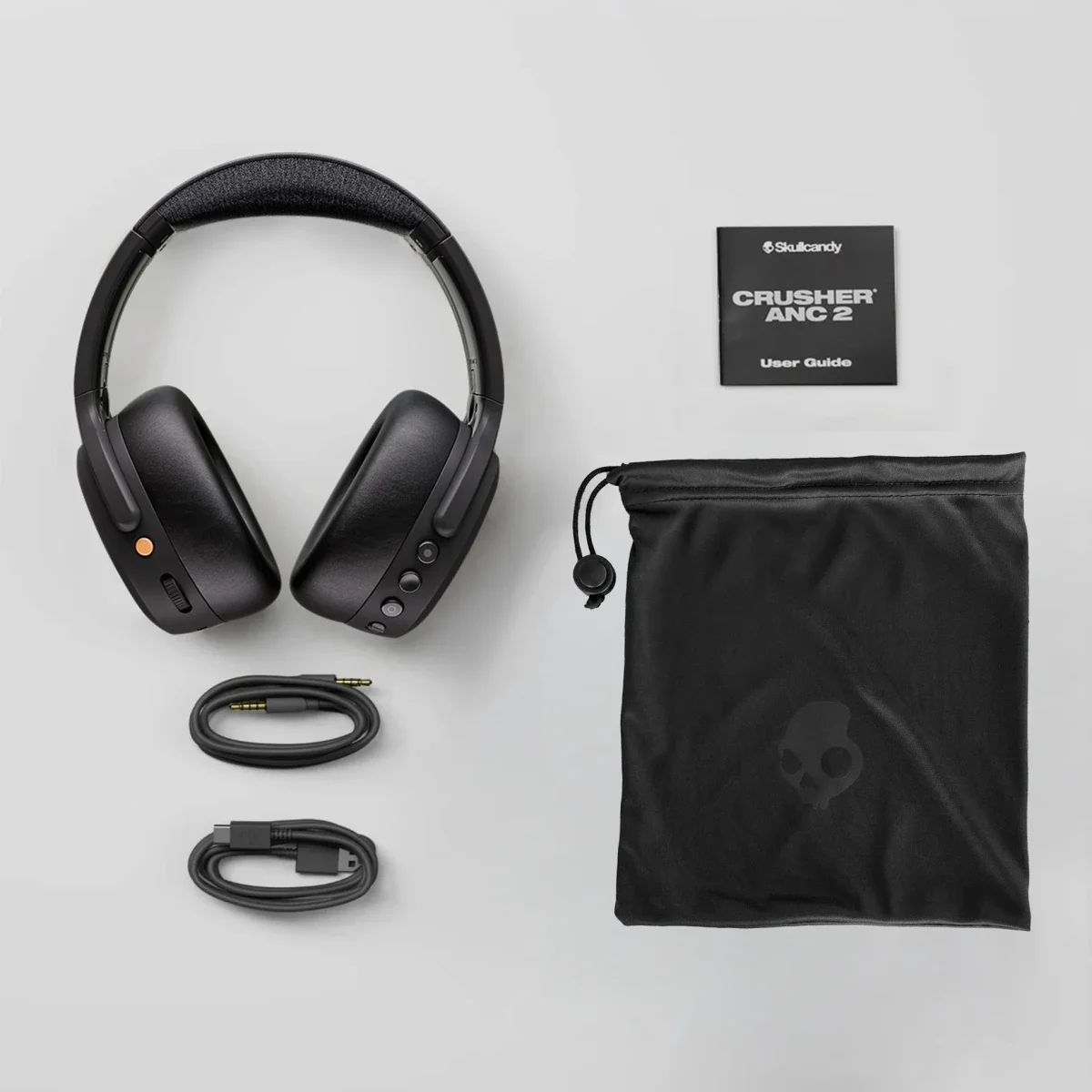 سماعات رأس Skullcandy Crusher ANC 2 لاسلكية بعزل الضوضاء النشط - أسود - Thumbnail 5