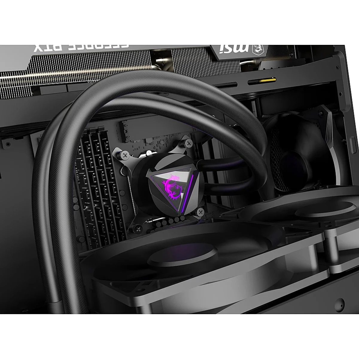 MSI MEG AEGIS Ti5 (043) Gaming Desktop, 12th Gen Intel Core i7-12700K 12-Core, RTX 5060 Ti 16GB GDDR7, Liquid Cooling - Image 6