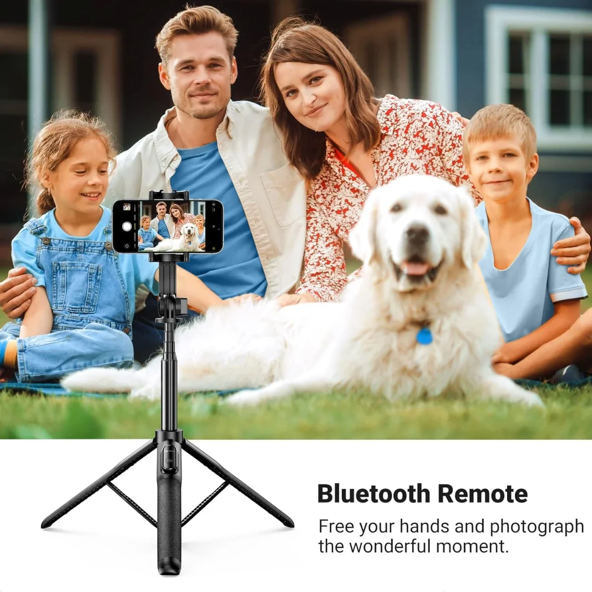 Ugreen 15062 Tripod Selfie Stick with Bluetooth Remote, 1.6m - Thumbnail 5