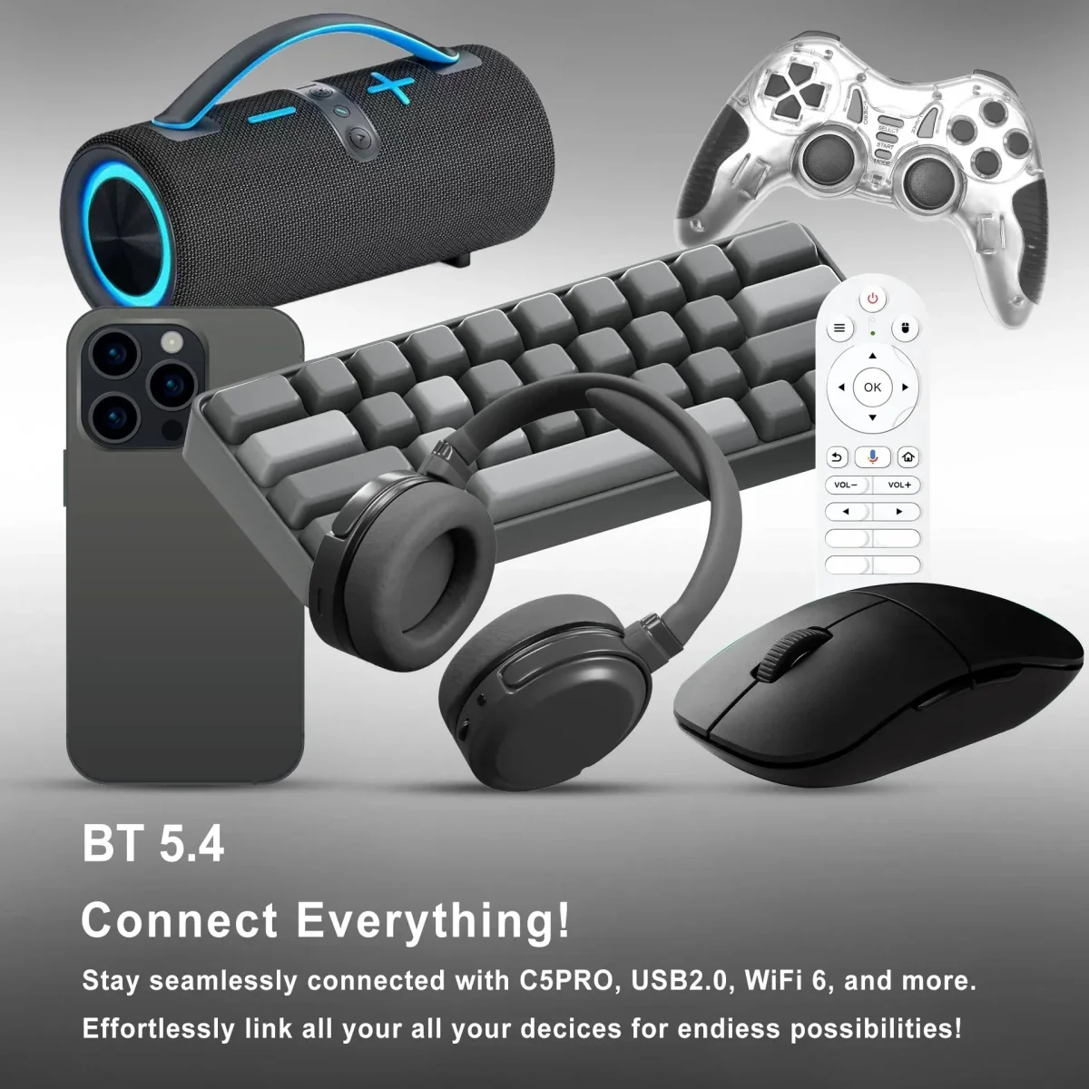 جهاز TV Box ذكي ZOKU C5 PRO Ultra رام 4GB وسعة 64GB Wi-Fi 6 و8K HDR - Image 3