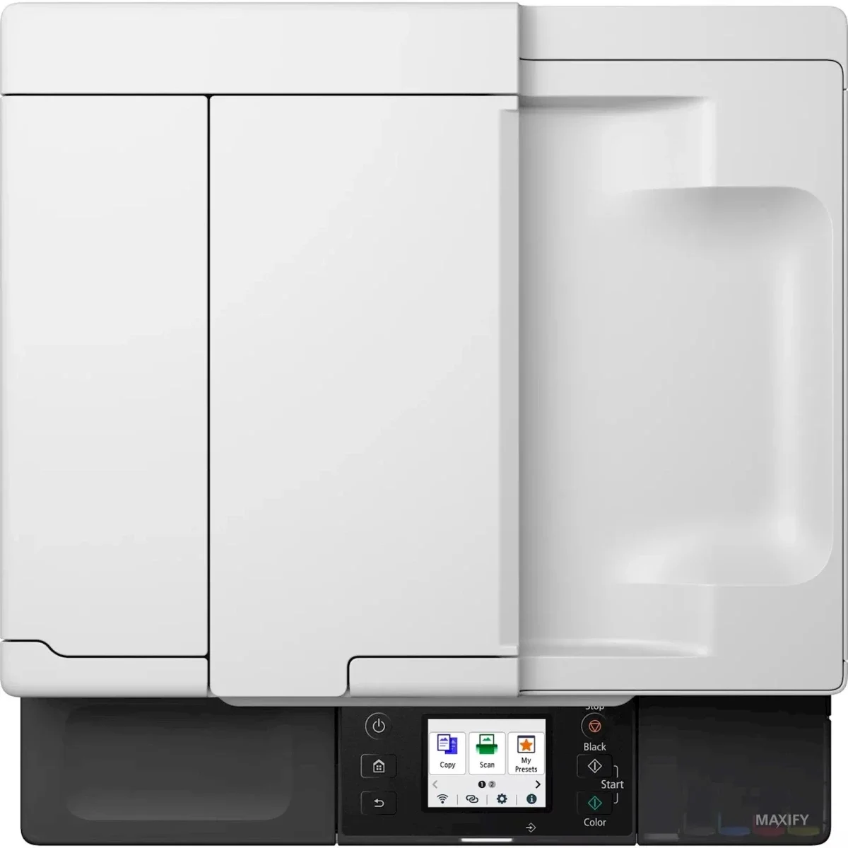 طابعة Canon MAXIFY GX2040 متعددة الوظائف بخزان حبر واتصال لاسلكي وشبكي مع وحدة تغذية مستندات تلقائية - White - Thumbnail 2