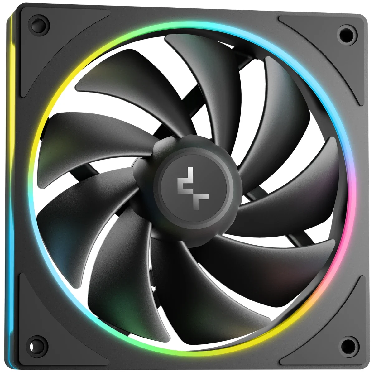 DeepCool LM240 ARGB Liquid CPU Cooler 240mm with 2.4 Inch IPS Display, MP4 Support, Gen 6 Pump 3400RPM - Black - Image 4