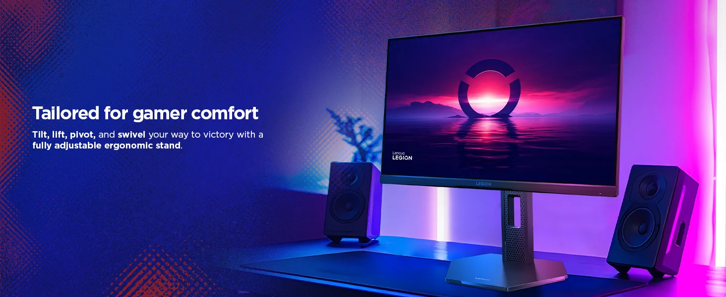 شاشة ألعاب Lenovo Legion 25-10 مقاس 24.5 إنش FHD IPS بتردد 320 هرتز وزمن استجابة 0.5 مللي ثانية HDR10 - Thumbnail 13