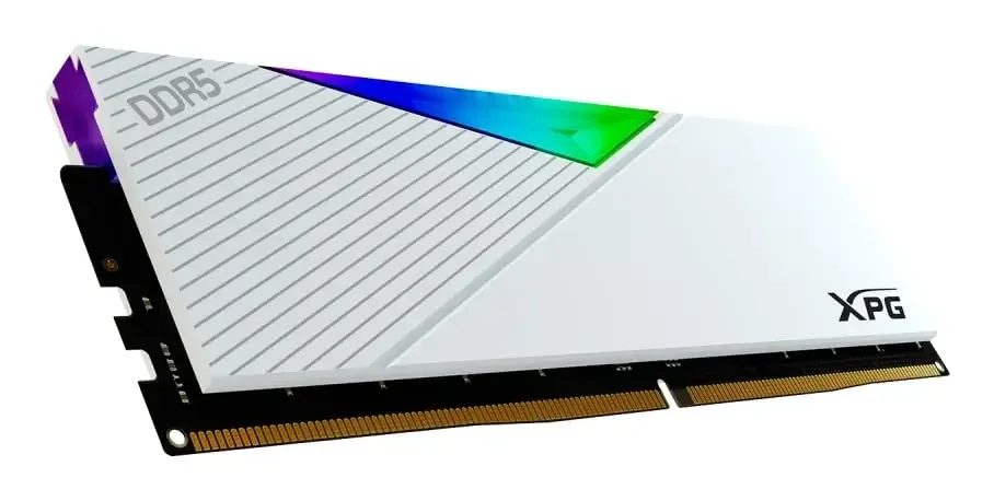 رام ADATA XPG LANCER سعة 16GB DDR5 بتردد 6000MHz RGB لون أبيض - Thumbnail 3